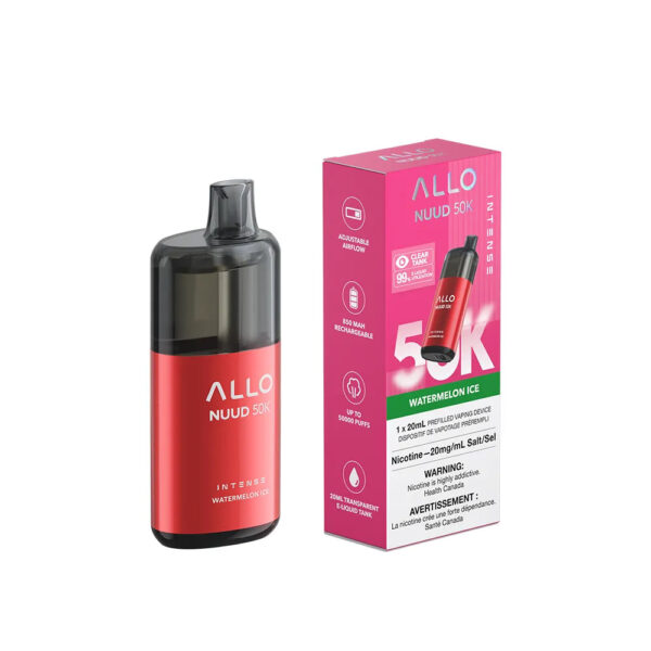 Watermelon Ice Allo Intense Nuud - Disposable 50K